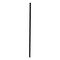 Boardwalk 5.25 in. Single Tube Polypropylene Stir-Straws - Black (1000/Pack, 10 Packs/Carton)